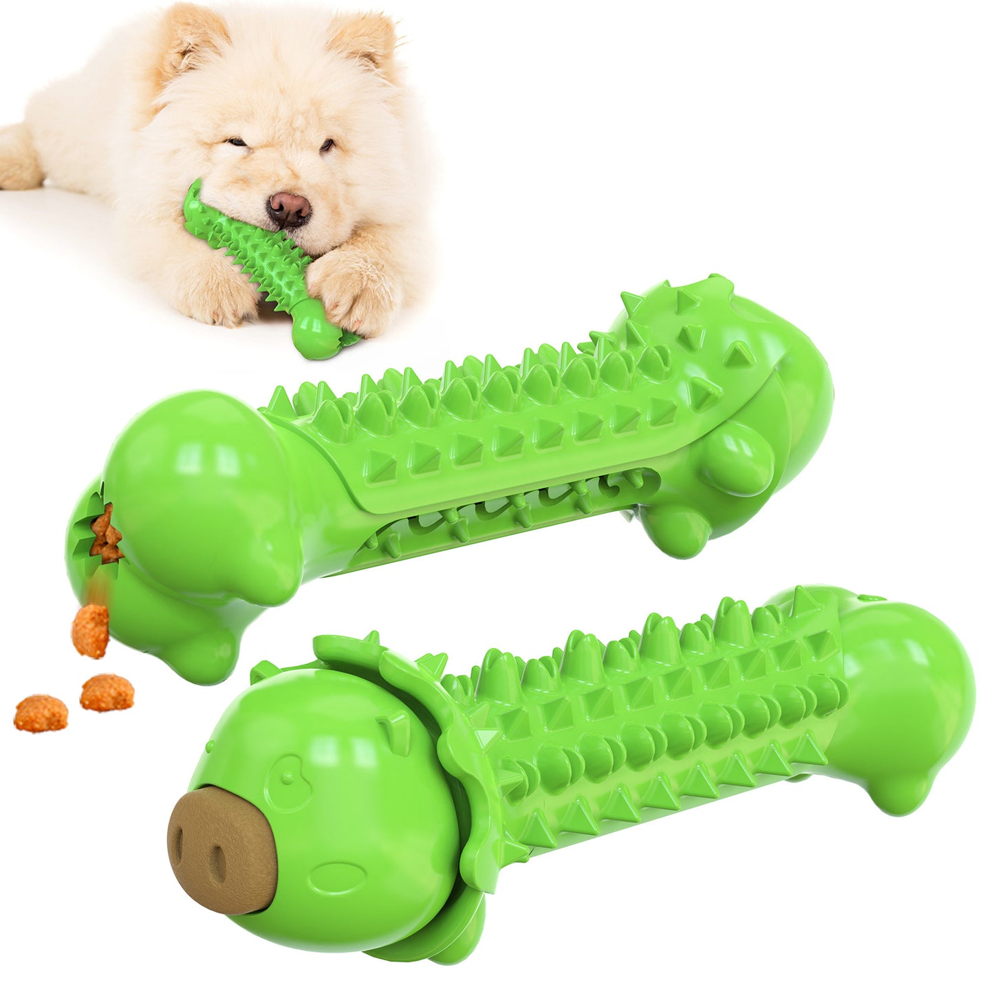 Molar Stick Dog Toothbrush used by dog during play