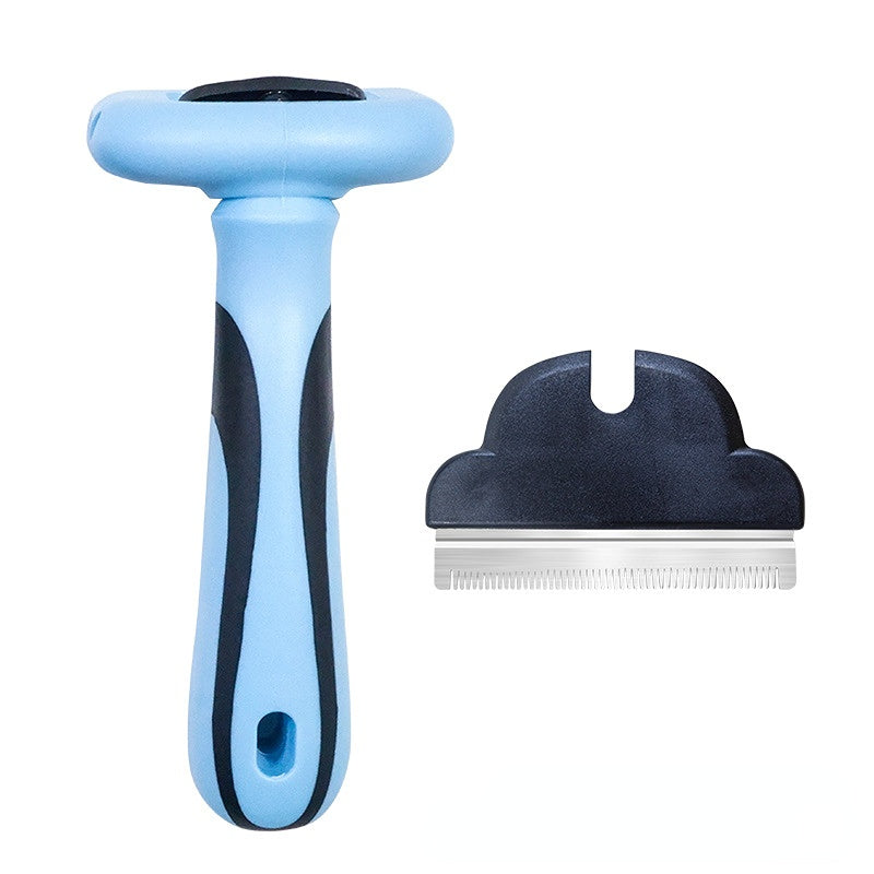 Dog and Cat Hair Removal Comb reducing shedding at home