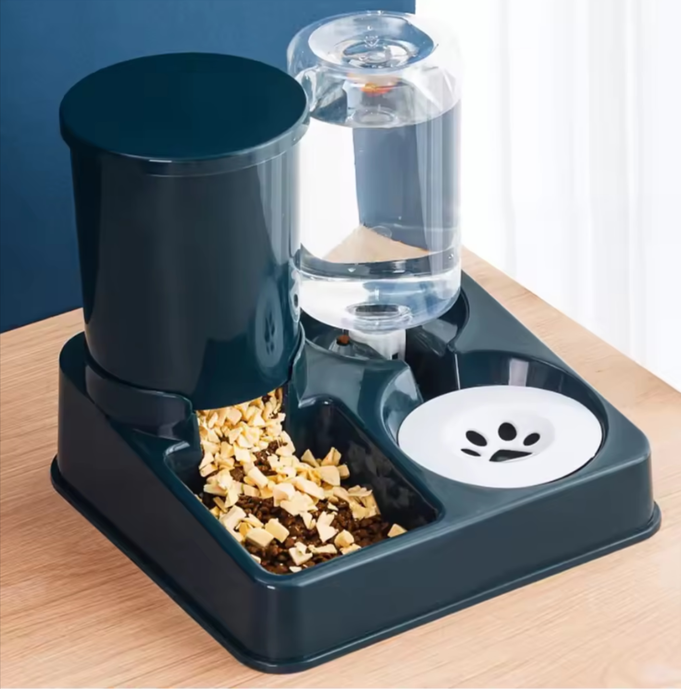 Automatic Pet Feeder and Water Dispenser large capacity feeding station