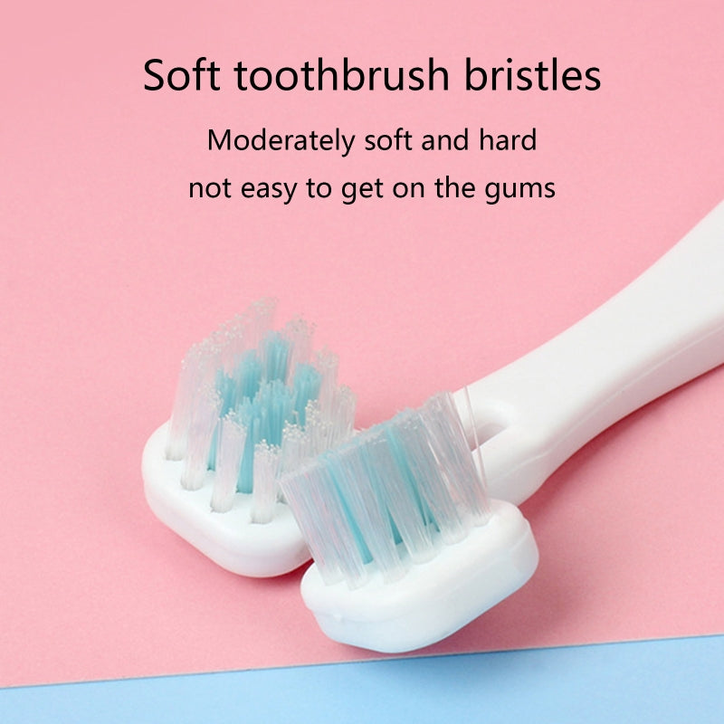 Double Headed Dog Toothbrush with Long Handle pet dental care tool