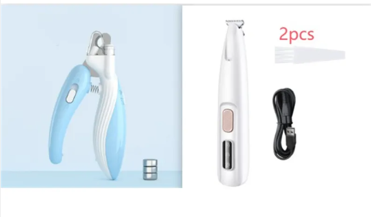 LED Dog Nail Trimmer smooth grinding system