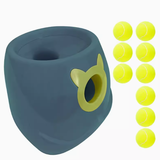 Dog Tennis Ball Launcher Set fun outdoor pet activity