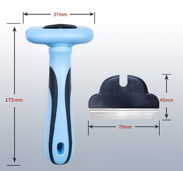 Dog and Cat Hair Removal Comb used on dog fur
