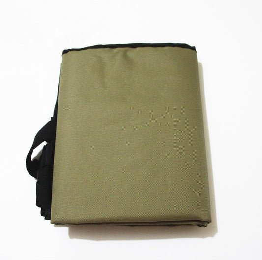Waterproof Dog Car Seat Cover installed in car protecting back seat from pet fur and dirt