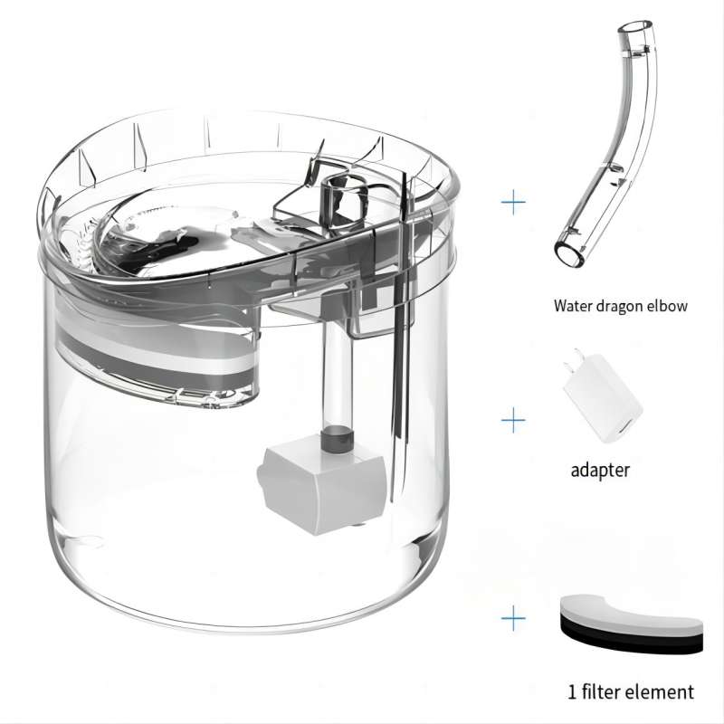 Pawvera Stores Transparent Smart Automatic Pet Water Dispenser