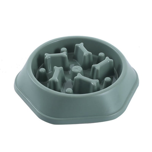 Slow Feeder Dog Bowl for Choke Prevention anti gulp design