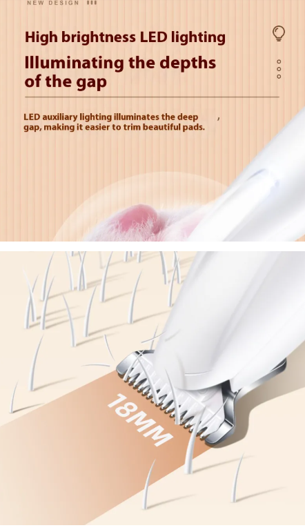 LED Dog Nail Trimmer precise nail trimming tool