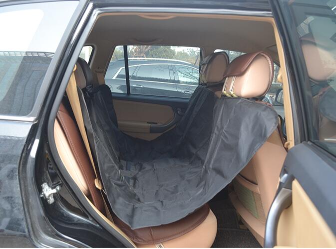Waterproof Dog Car Seat Cover protecting car interior from scratches and spills