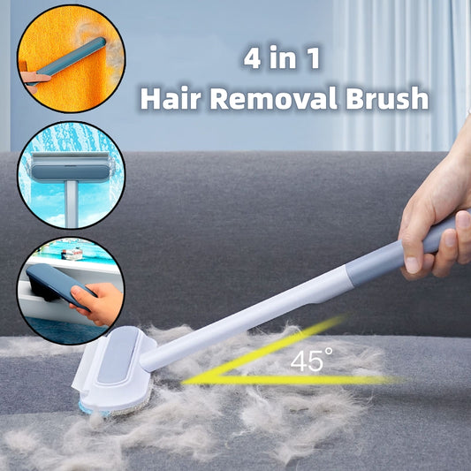 4 in 1 Pet Hair Removal Brush grooming cat and dog coat