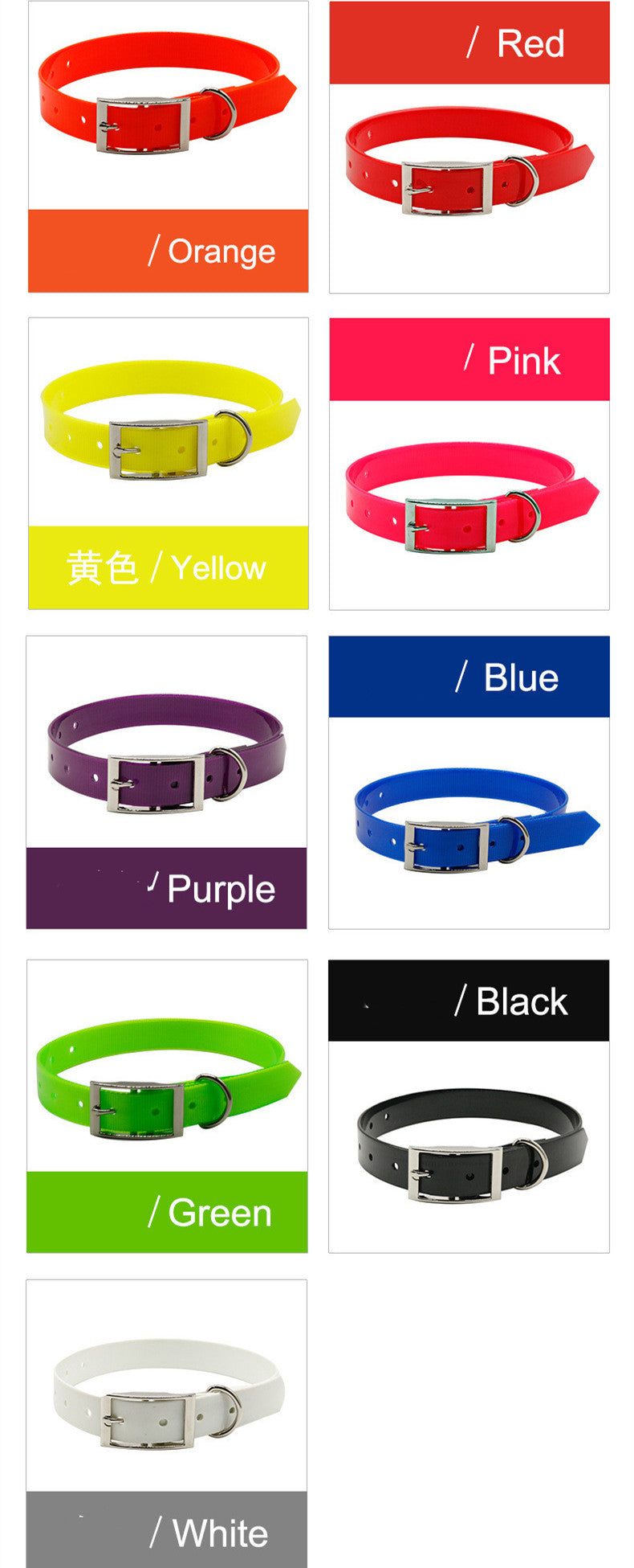 Waterproof Dog Collar for Outdoor Use lightweight durable strap