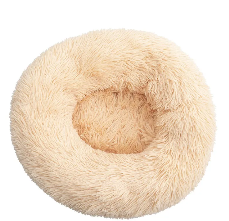 Calming Round Dog Bed for Anxiety Pawvera Stores cozy pet comfort bed